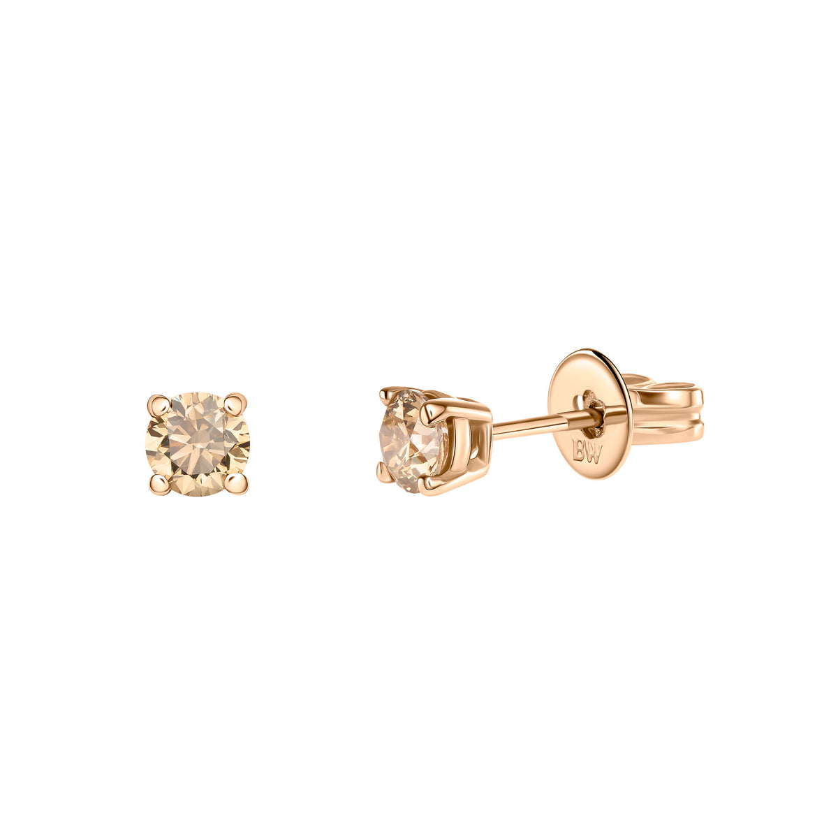 Brown Diamond Studs