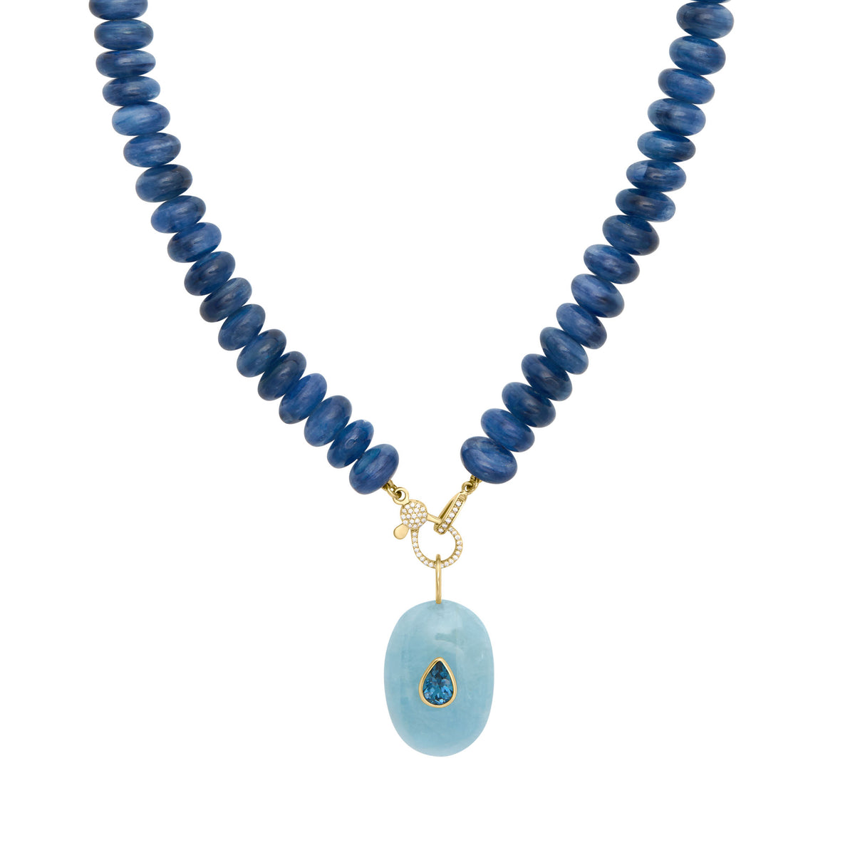 Blue Kyanite La Fontellina Necklace