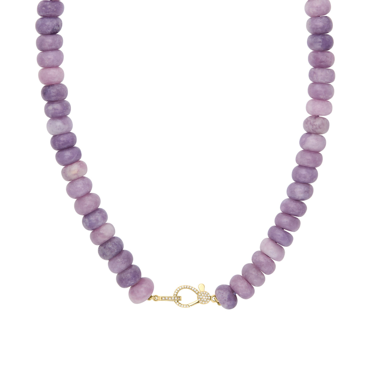 Purple Lepidolita Il Riccio Necklace
