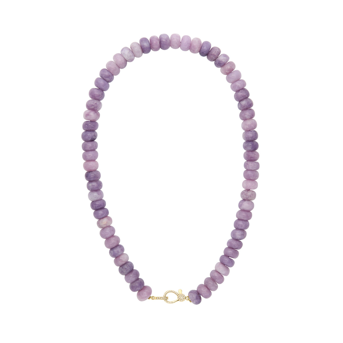 Purple Lepidolita Il Riccio Necklace