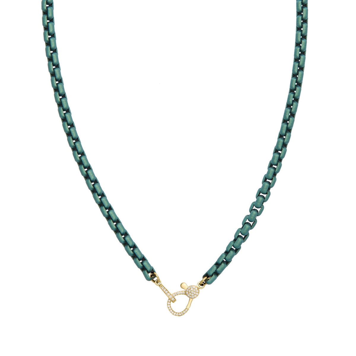 Graffiti Chain Green Pearl