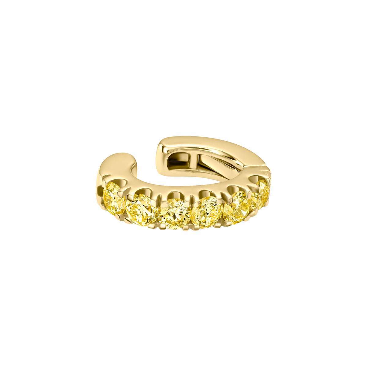 Jumbo Fancy Yellow Ear Cuff