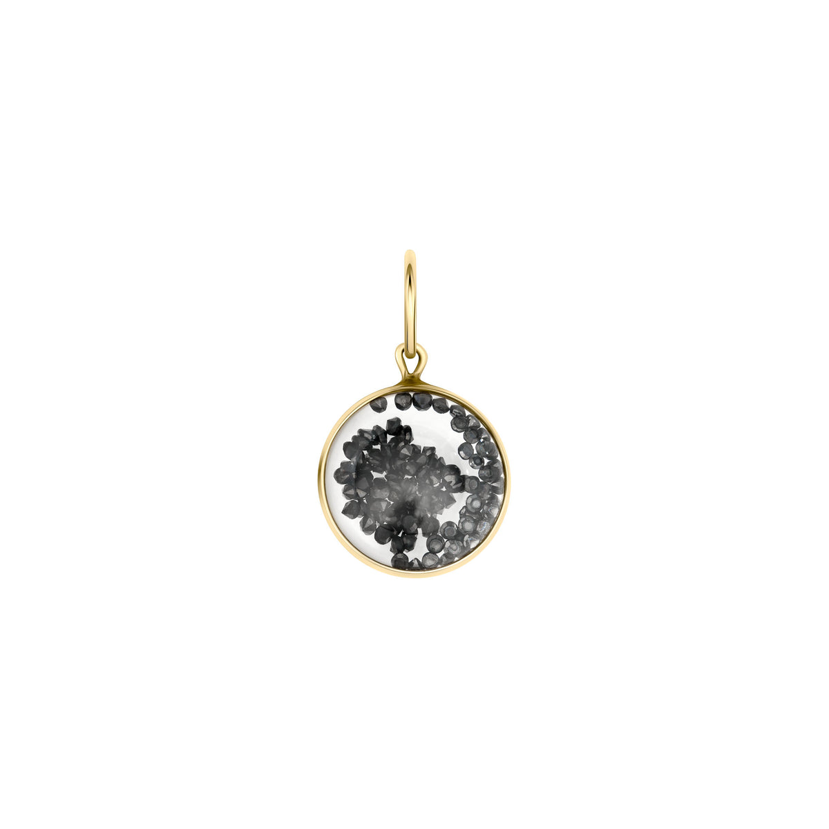 Black Diamonds Shaker Charm
