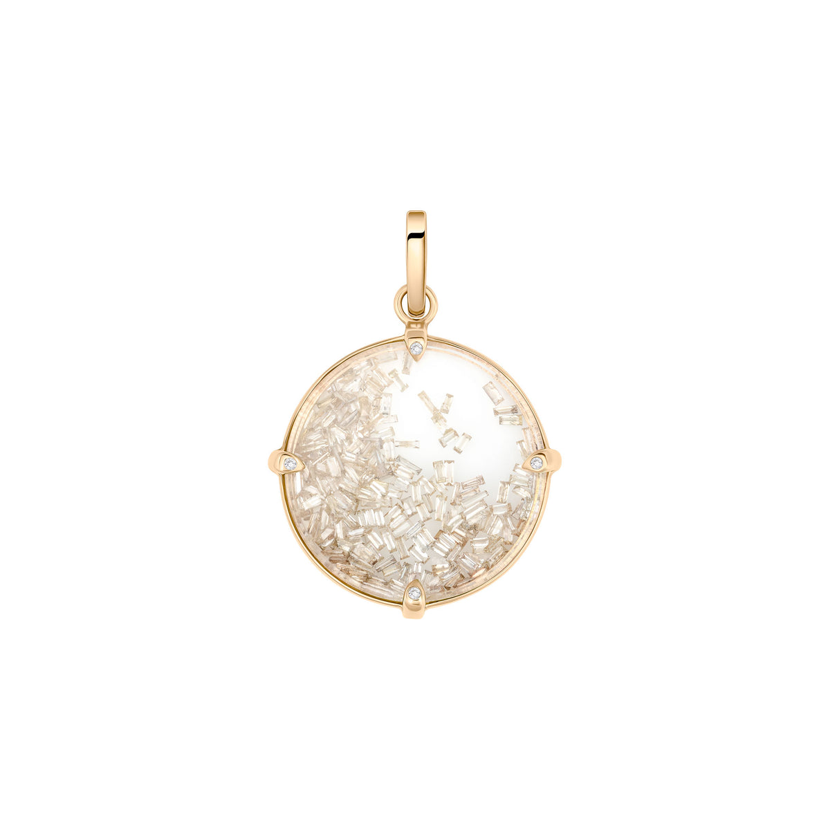 Large Shaker Baguette Charm