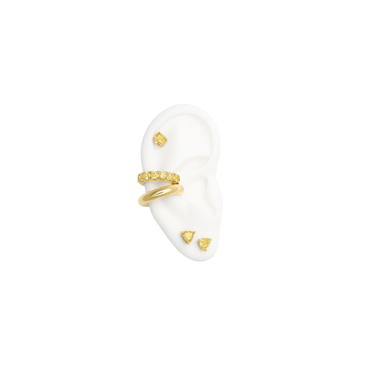 Fancy Yellow Diamond Piercing