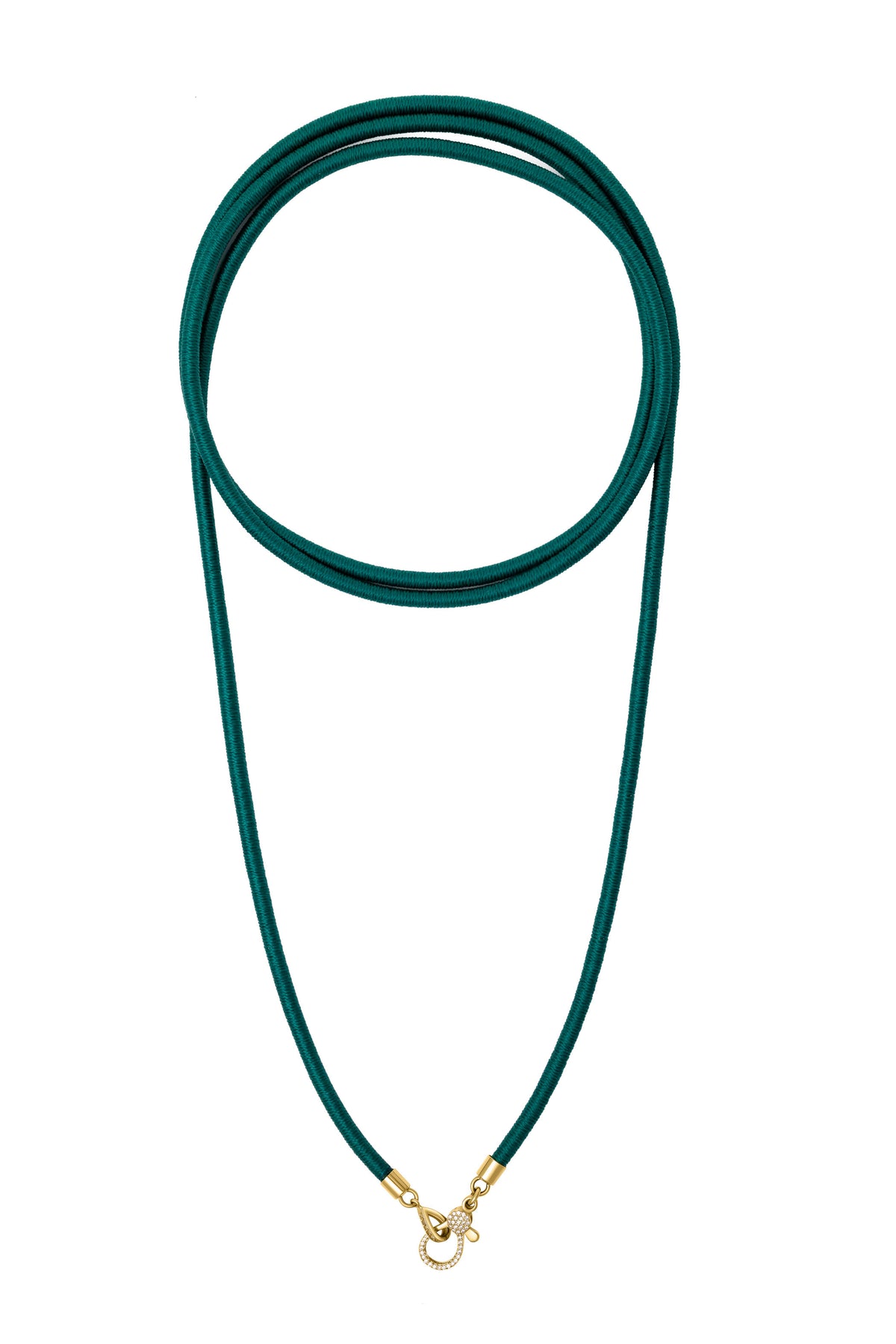 Deep Green Silk Choker