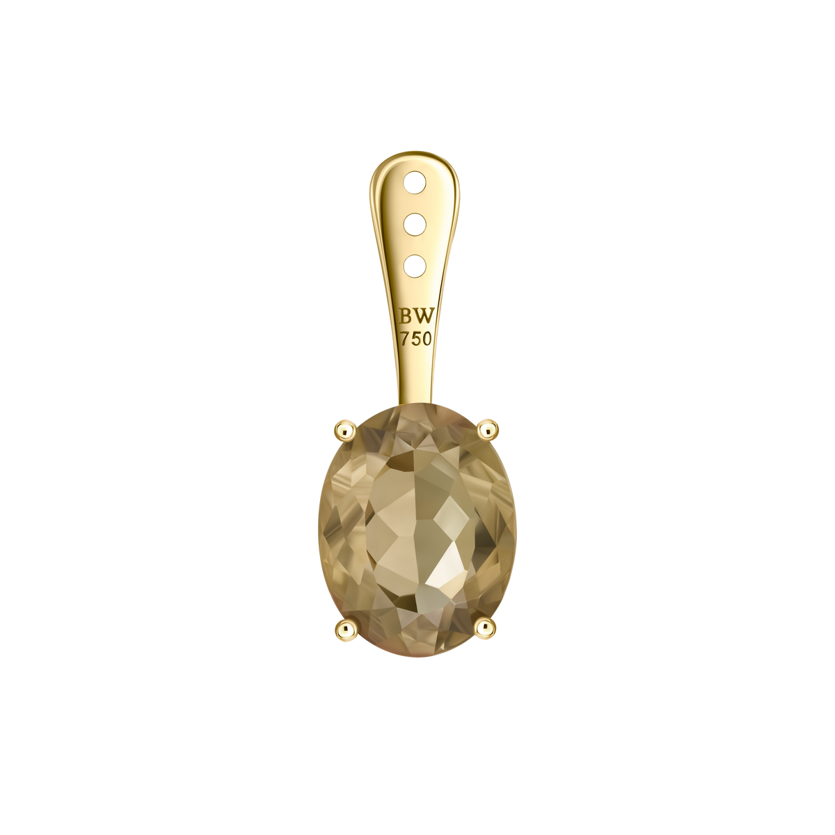 Olive Green Tourmaline Earring Jacket