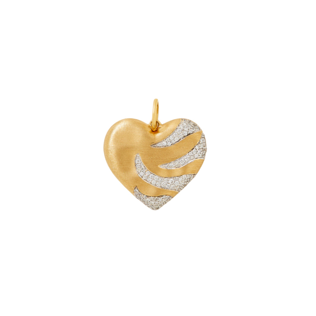 Diamond Heart Charm