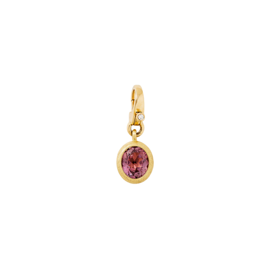 Lilac Tourmaline Hard Brush Charm
