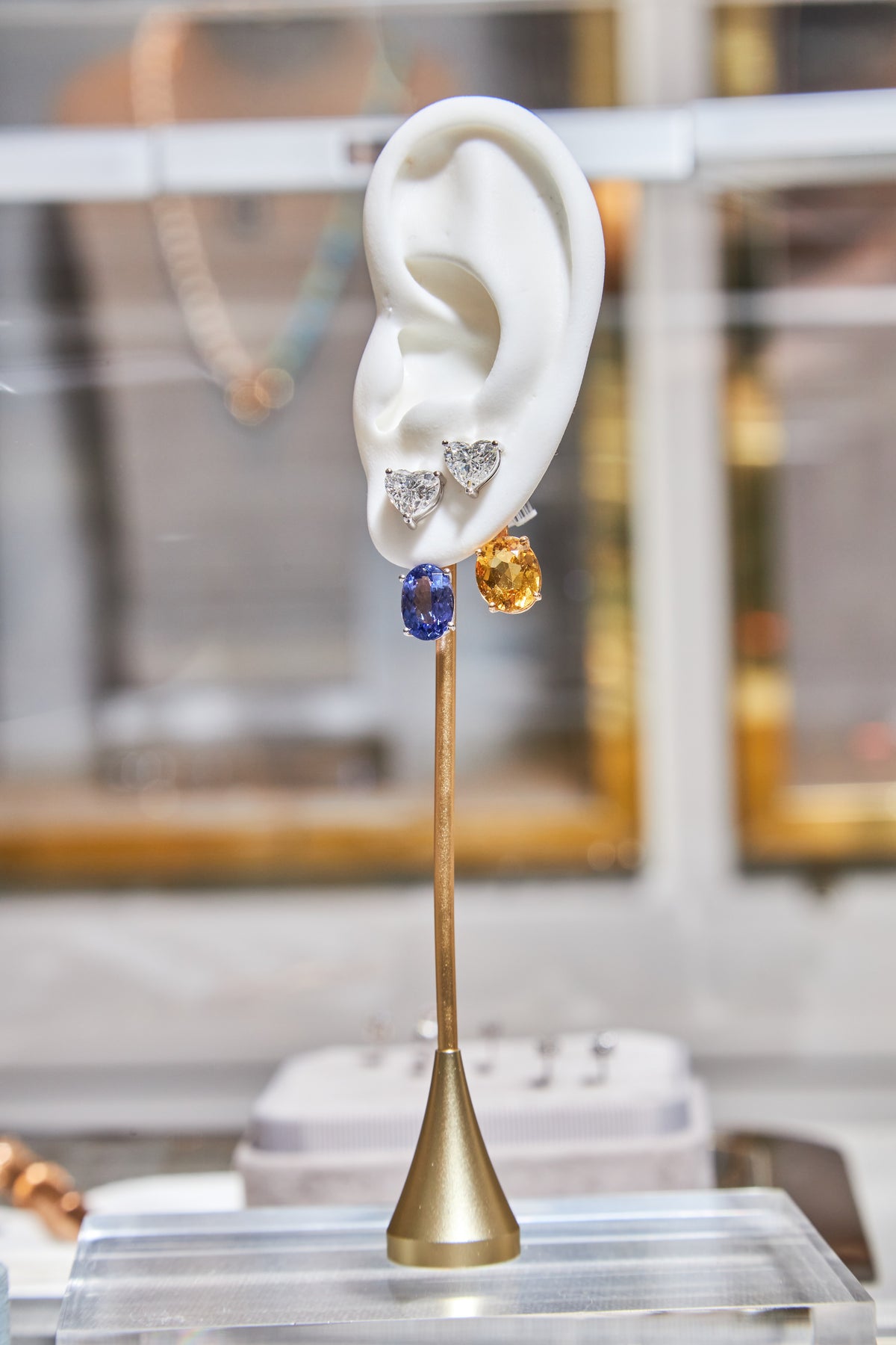 Yellow Beryl Earring Jacket