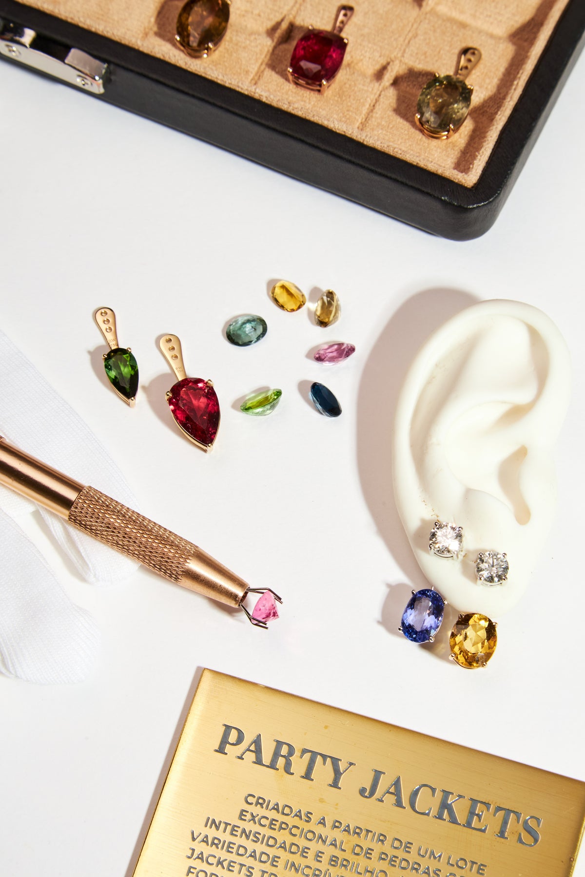 Pink Tourmaline Earring Jacket