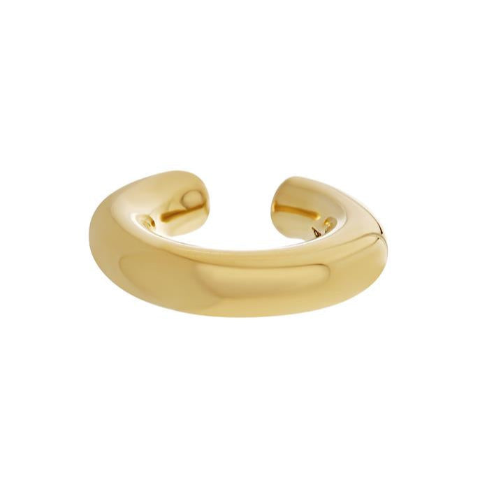 Oversized Yellow Gold Ear Cuff