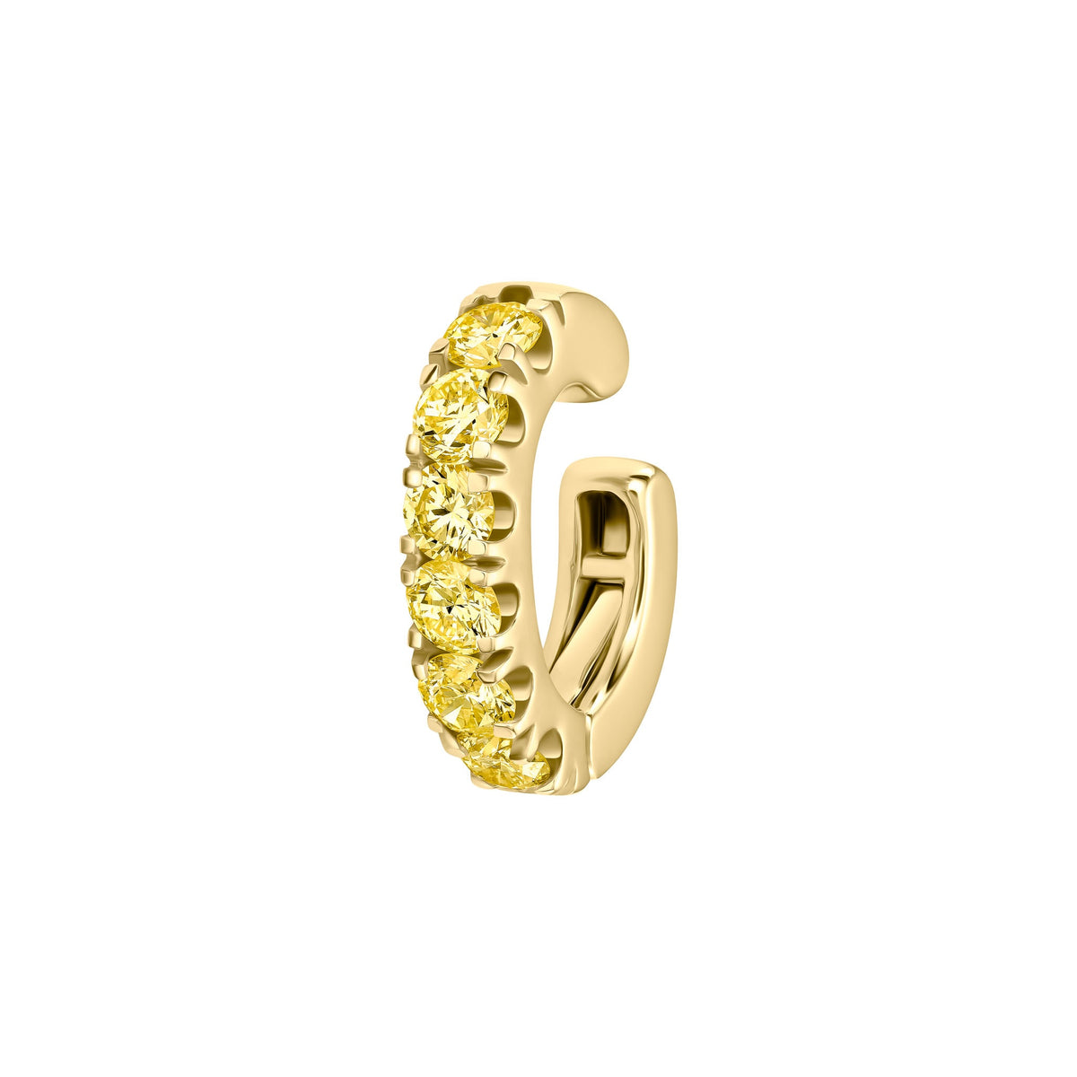 Jumbo Fancy Yellow Ear Cuff