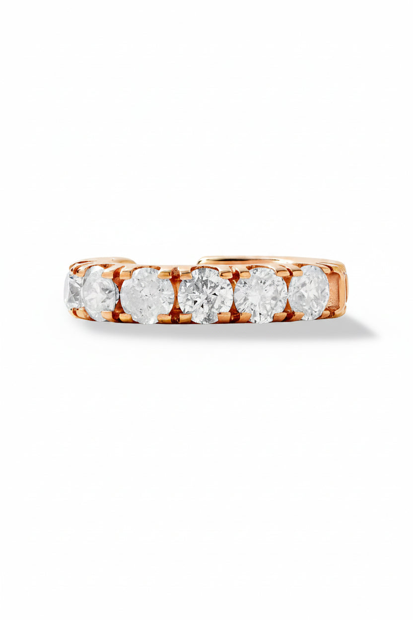 Rose Gold Jumbo Diamonds Ear cuff