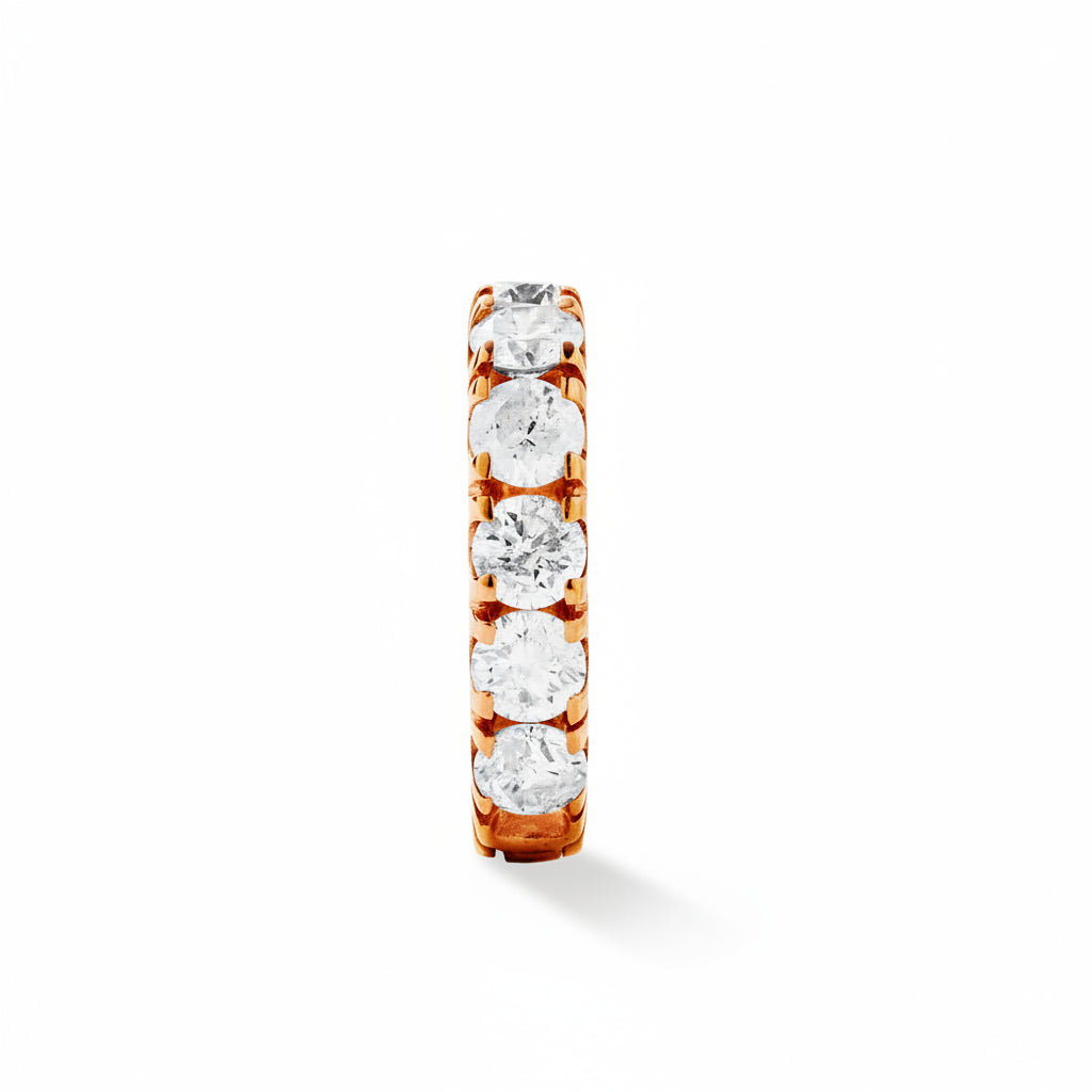 Rose Gold Jumbo Diamonds Ear cuff