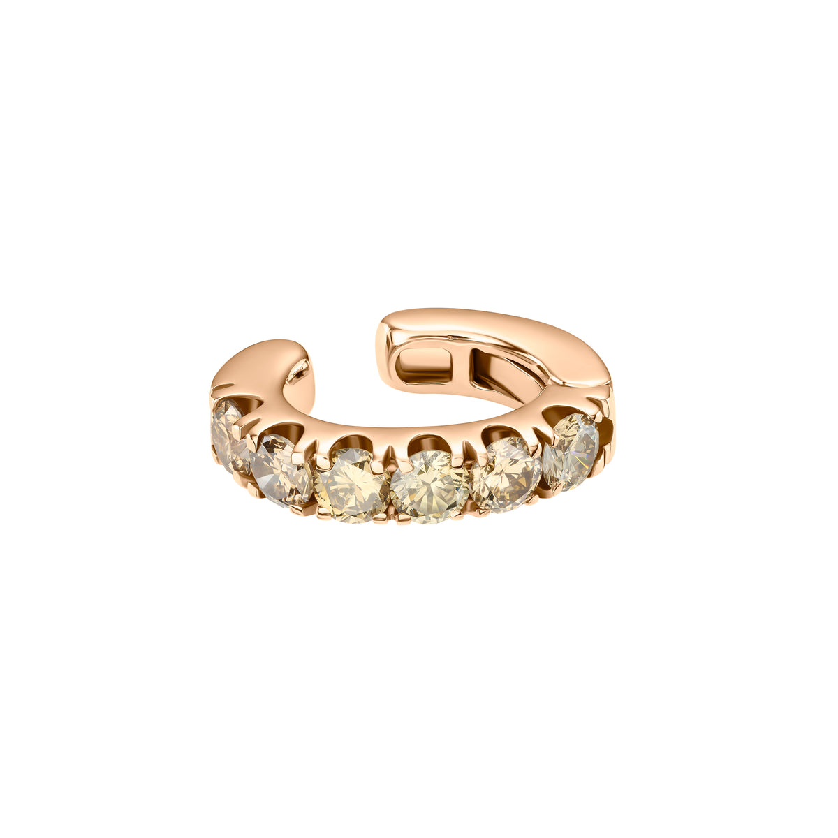 Jumbo Brown Diamonds Ear cuff