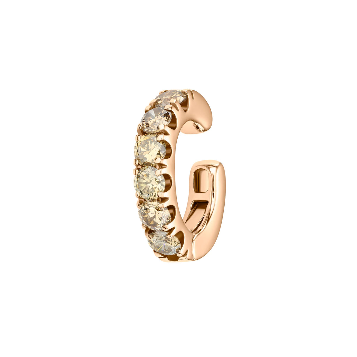Jumbo Brown Diamonds Ear cuff