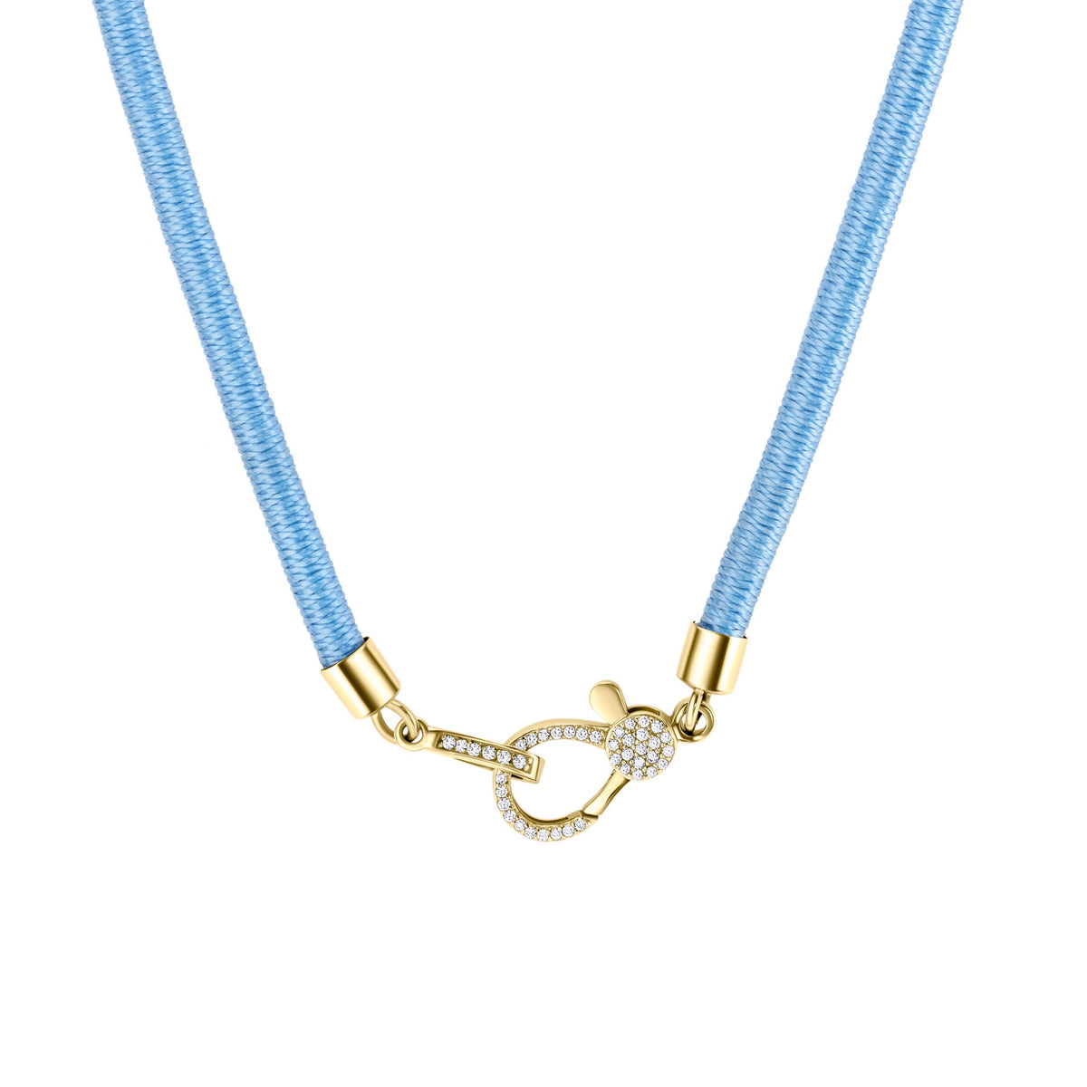 Blue Sky Silk Choker