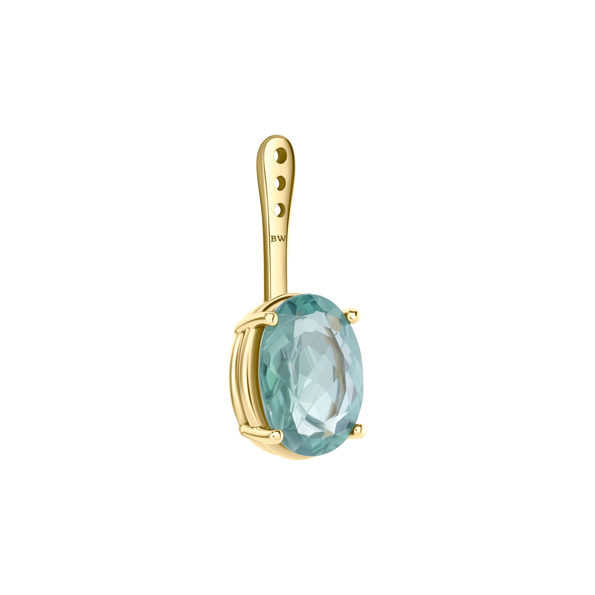 Teal Tourmaline Earring Jacket