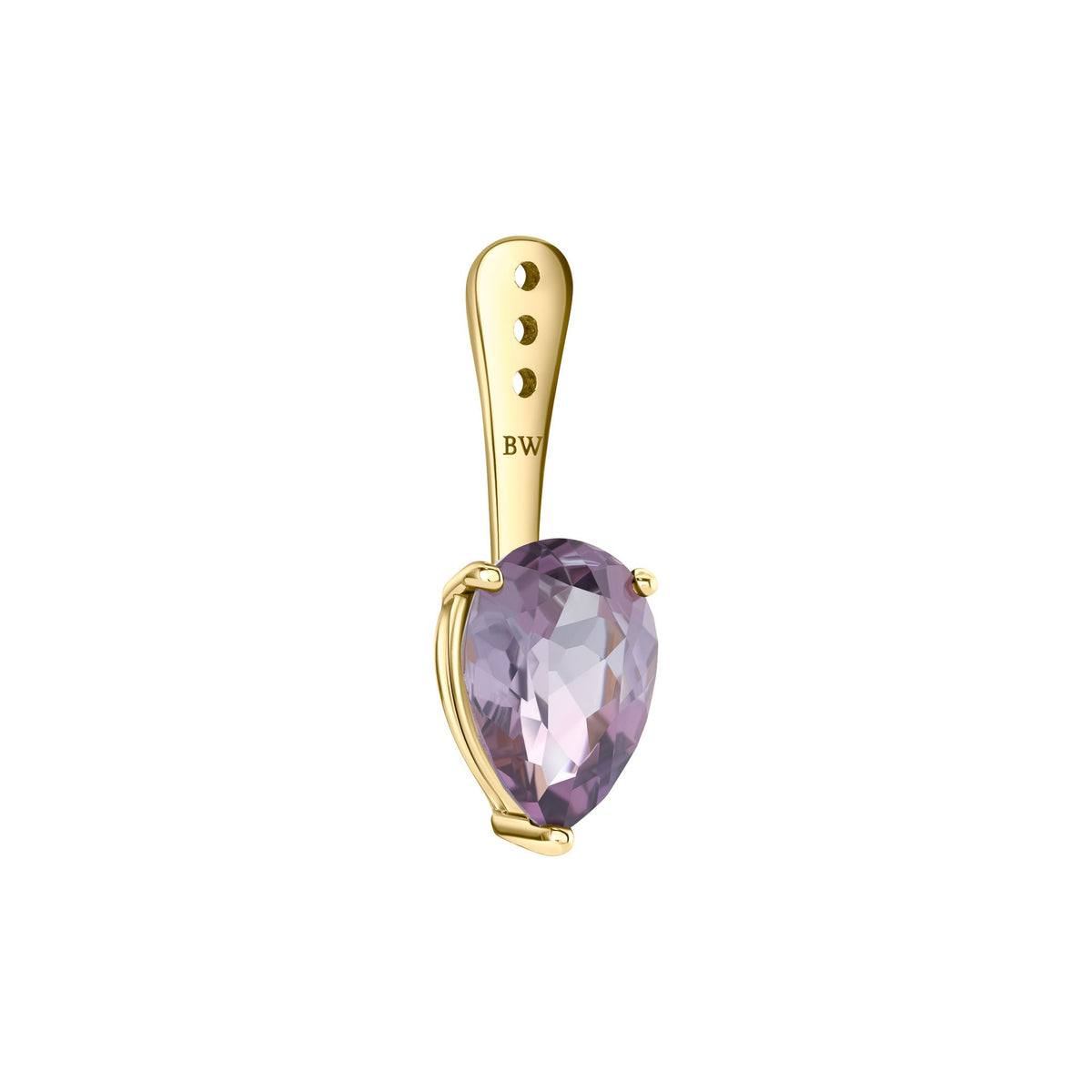 Purple Ombre Tourmaline Earring Jacket