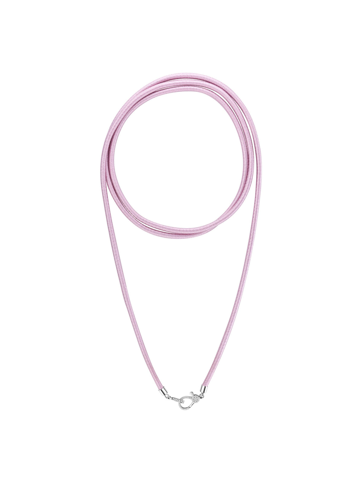 Pink Silk Choker