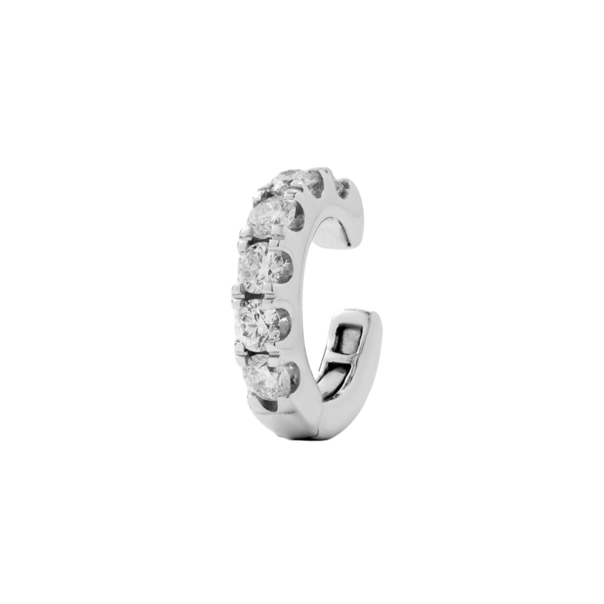 Jumbo Diamond Ear Cuff White Gold