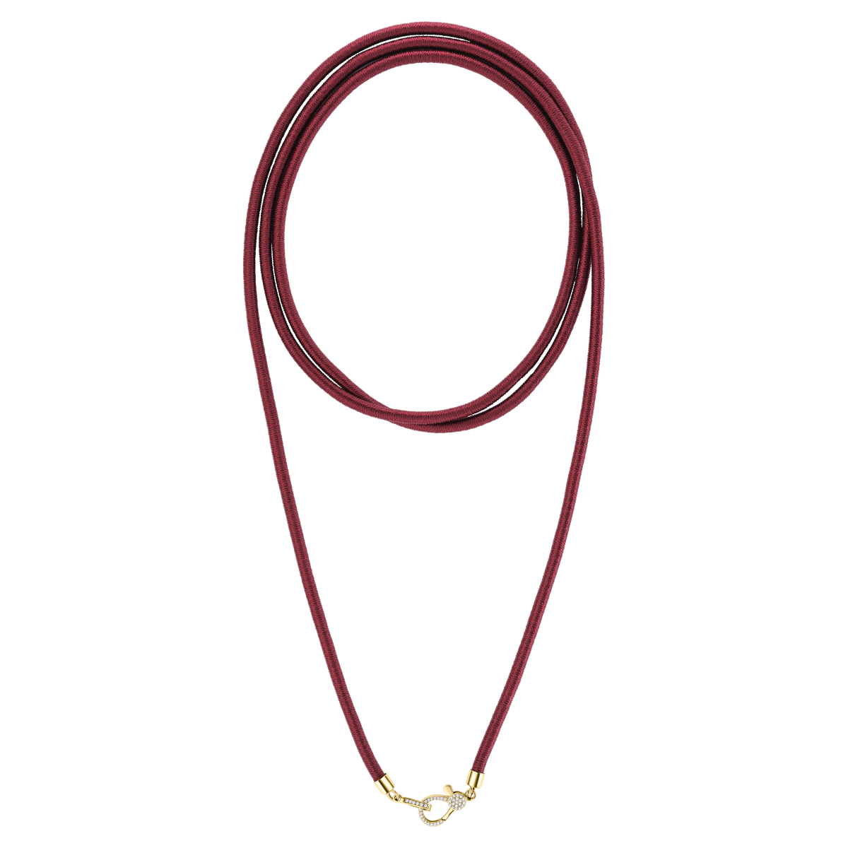 Burgundy Silk Choker