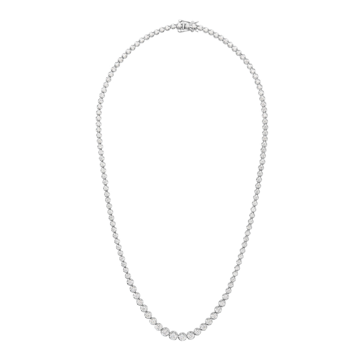 Bold Diamond Tennis Necklace 5ct