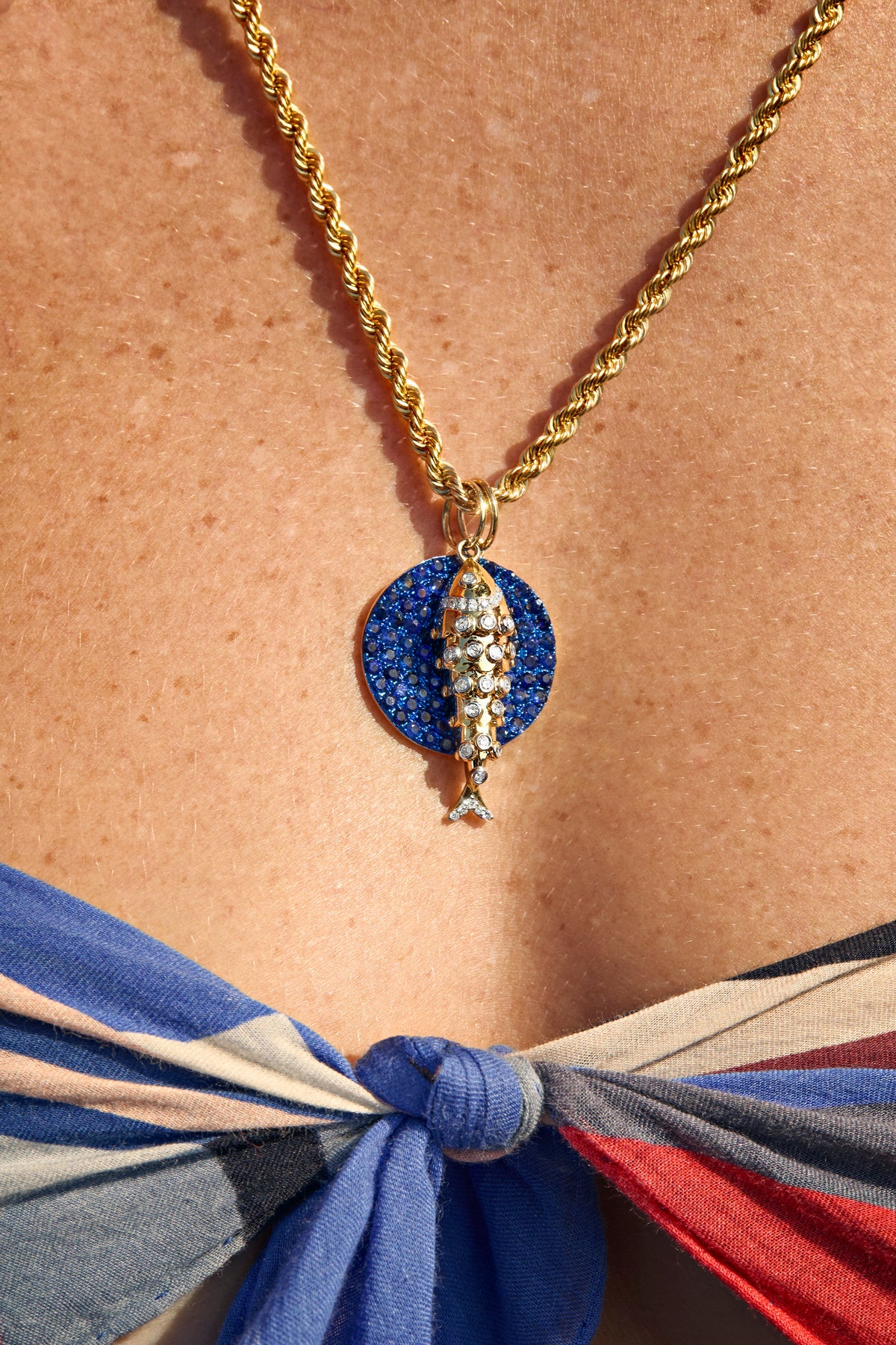 Diamond Fish Charm