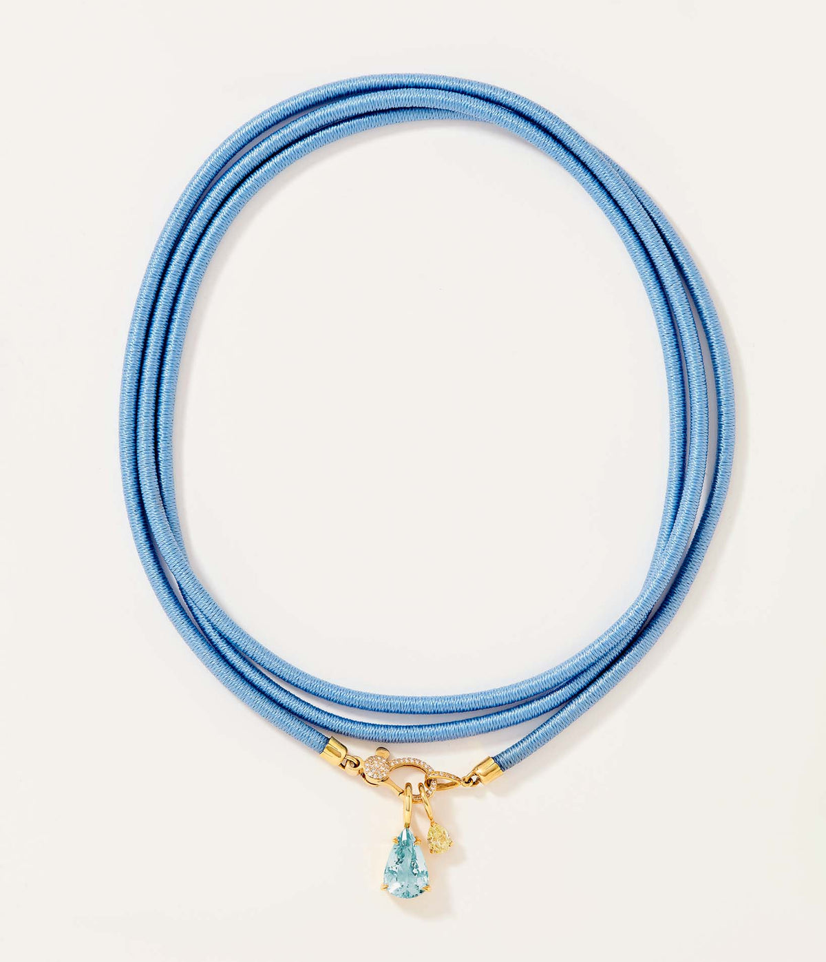 Blue Sky Silk Choker