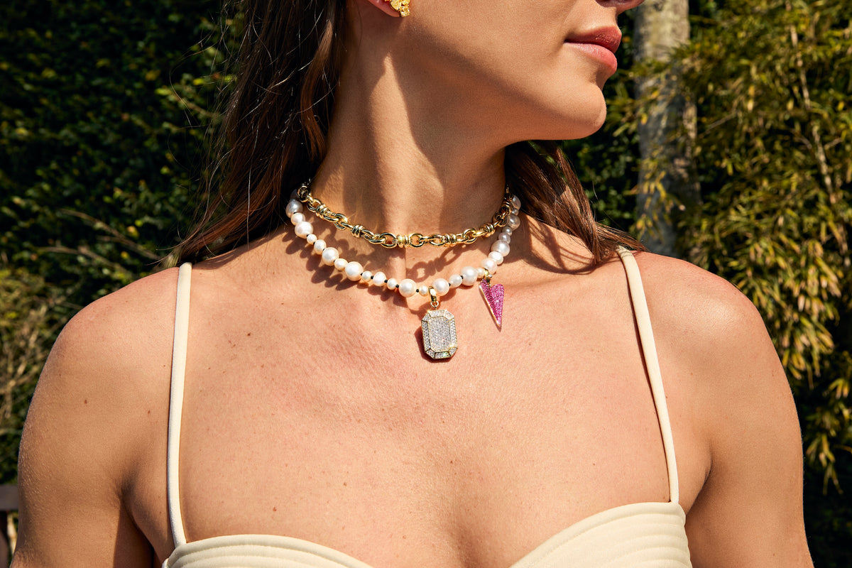 Heirloom Necklace Natural Pearls