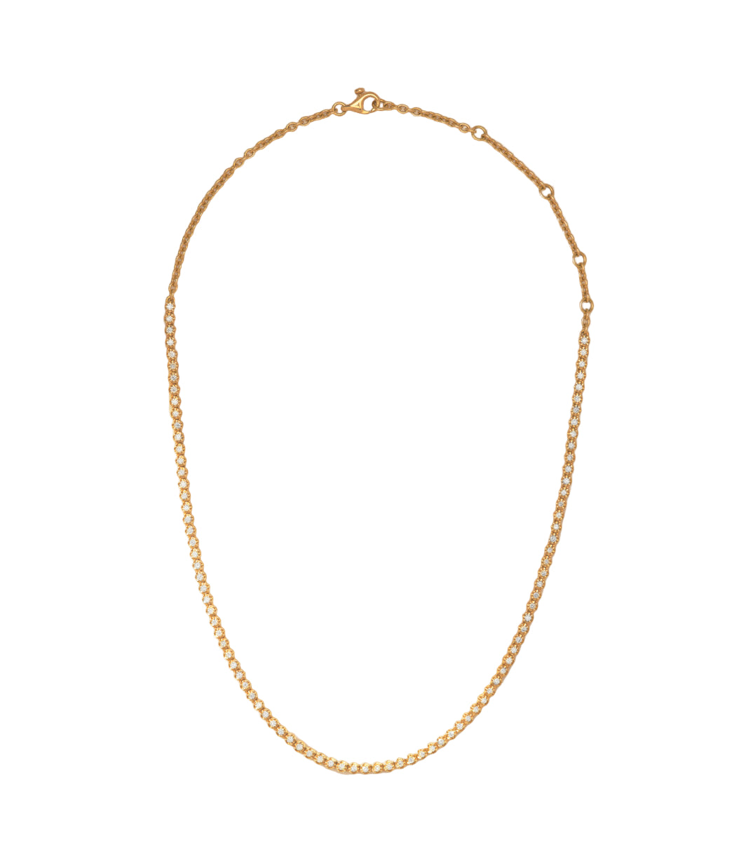 BW Everywhere Tennis Necklace Fancy Yellow Diamonds