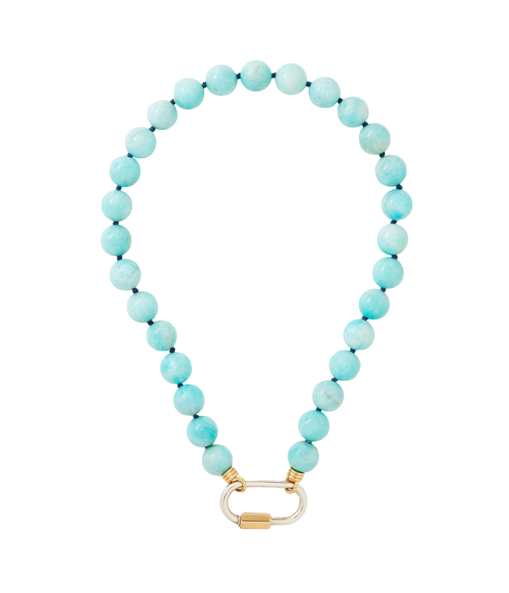 Jumbo Beads Amazonite Necklace