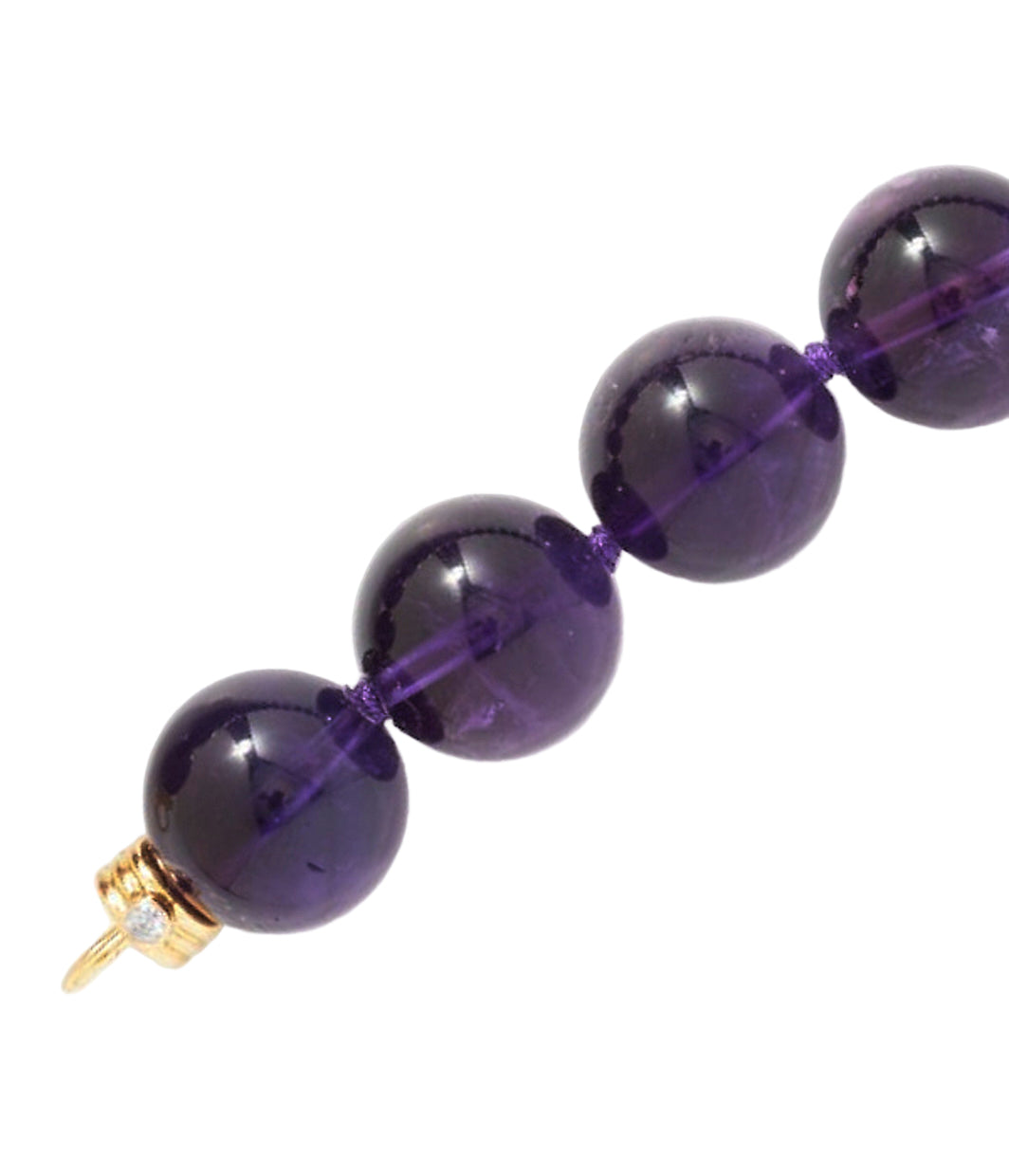 Jumbo Beads Amethyst Necklace