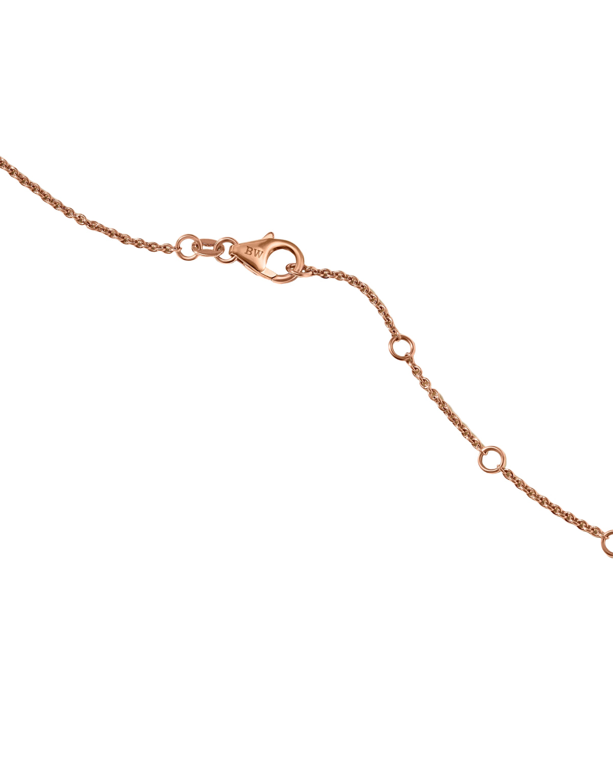 BW Everywhere Tennis Necklace Brown Diamonds