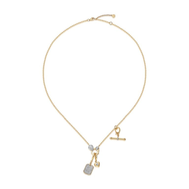 Modular Chain Necklace with Charms
