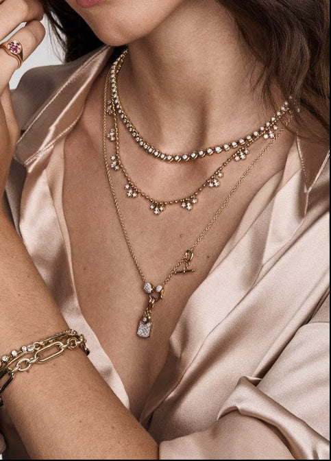 Modular Chain Necklace with Charms