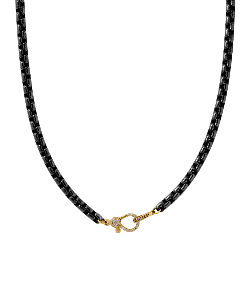 Graffiti Chain Metallic Black