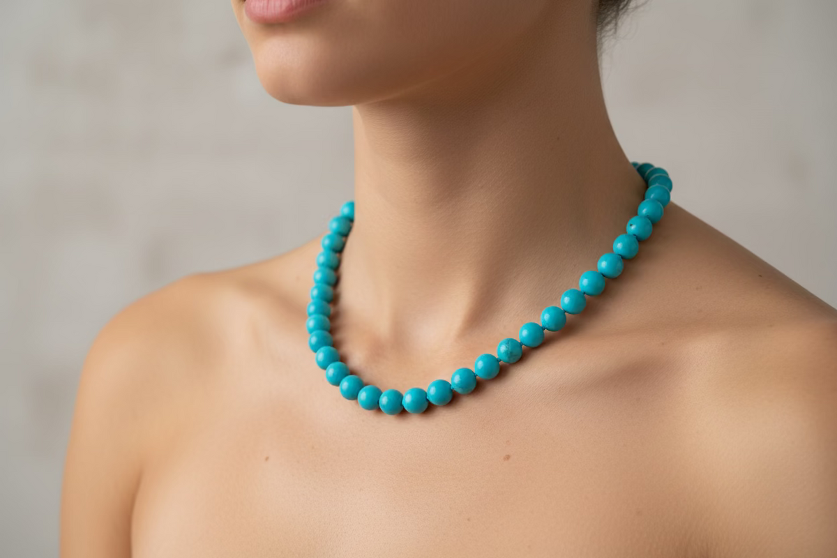 Turquoise Beads Necklace