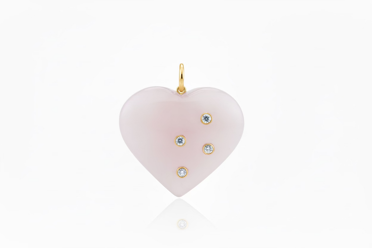 Call Me Different Charm Rose Quartz