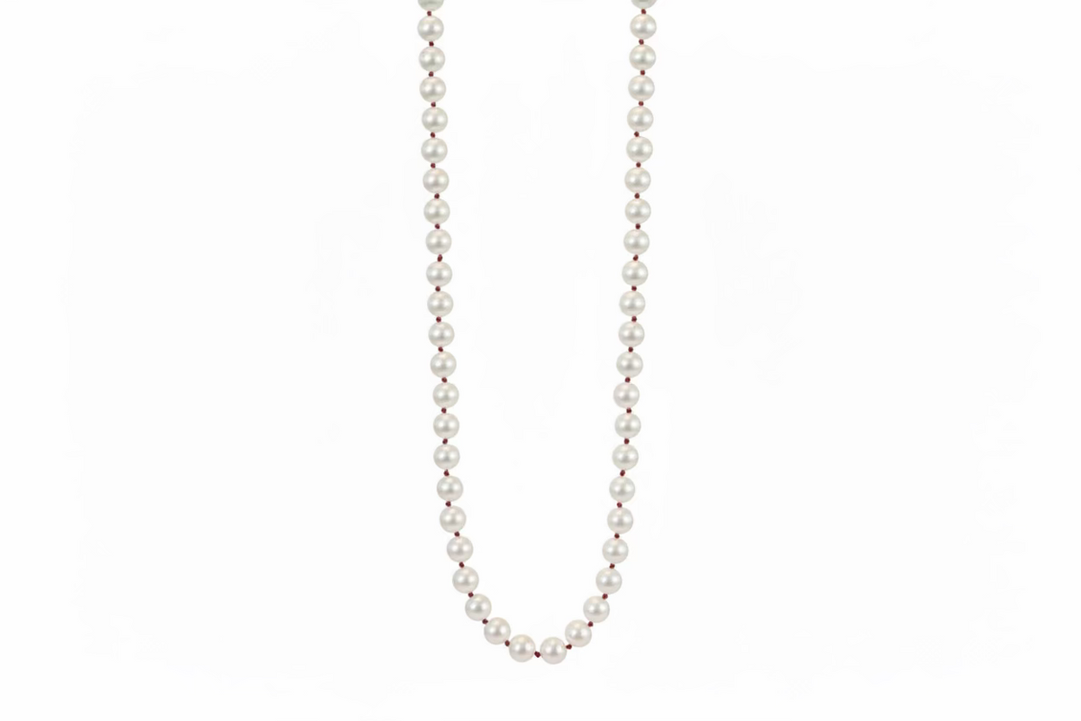 Fuego Pearl Necklace with Loops