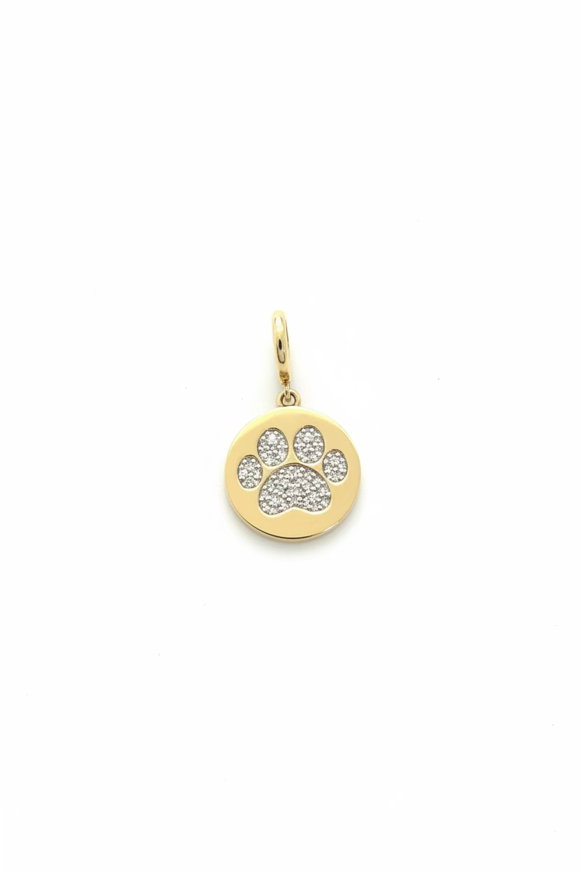 Diamond Paw Charm