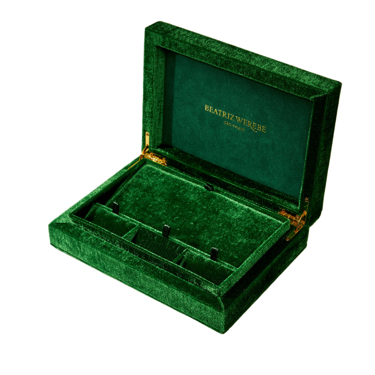 Earring Collector Box Forest Green