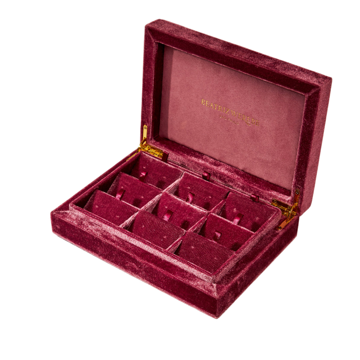 Earring Collector Box Deep Purple