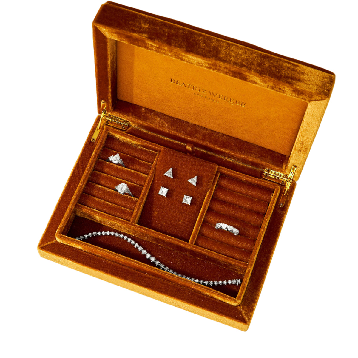 Jewelry Treasure Box Amber