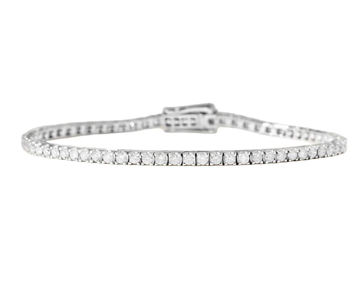 Tennis Bracelet White Gold 2ct