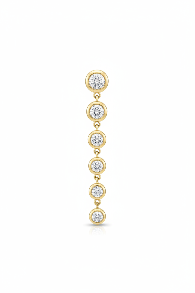 BW Illusion Drop Earring