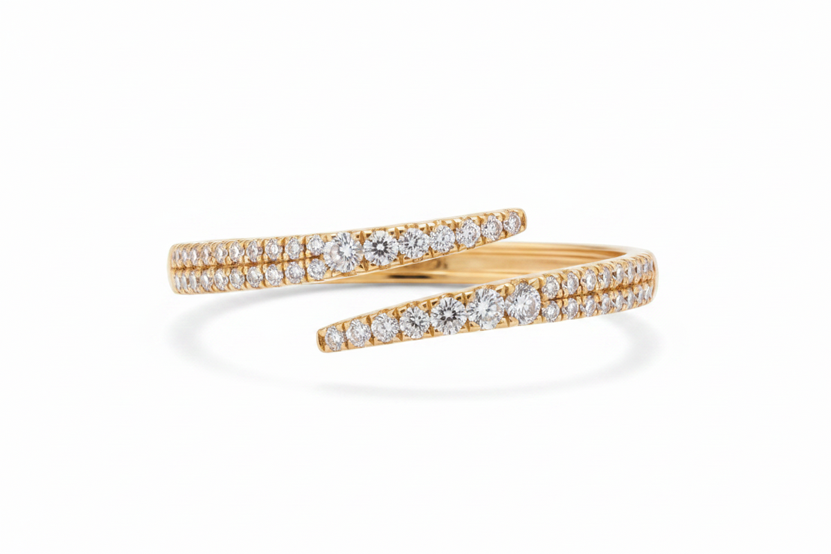 Pinky Wrap Ring Yellow Gold