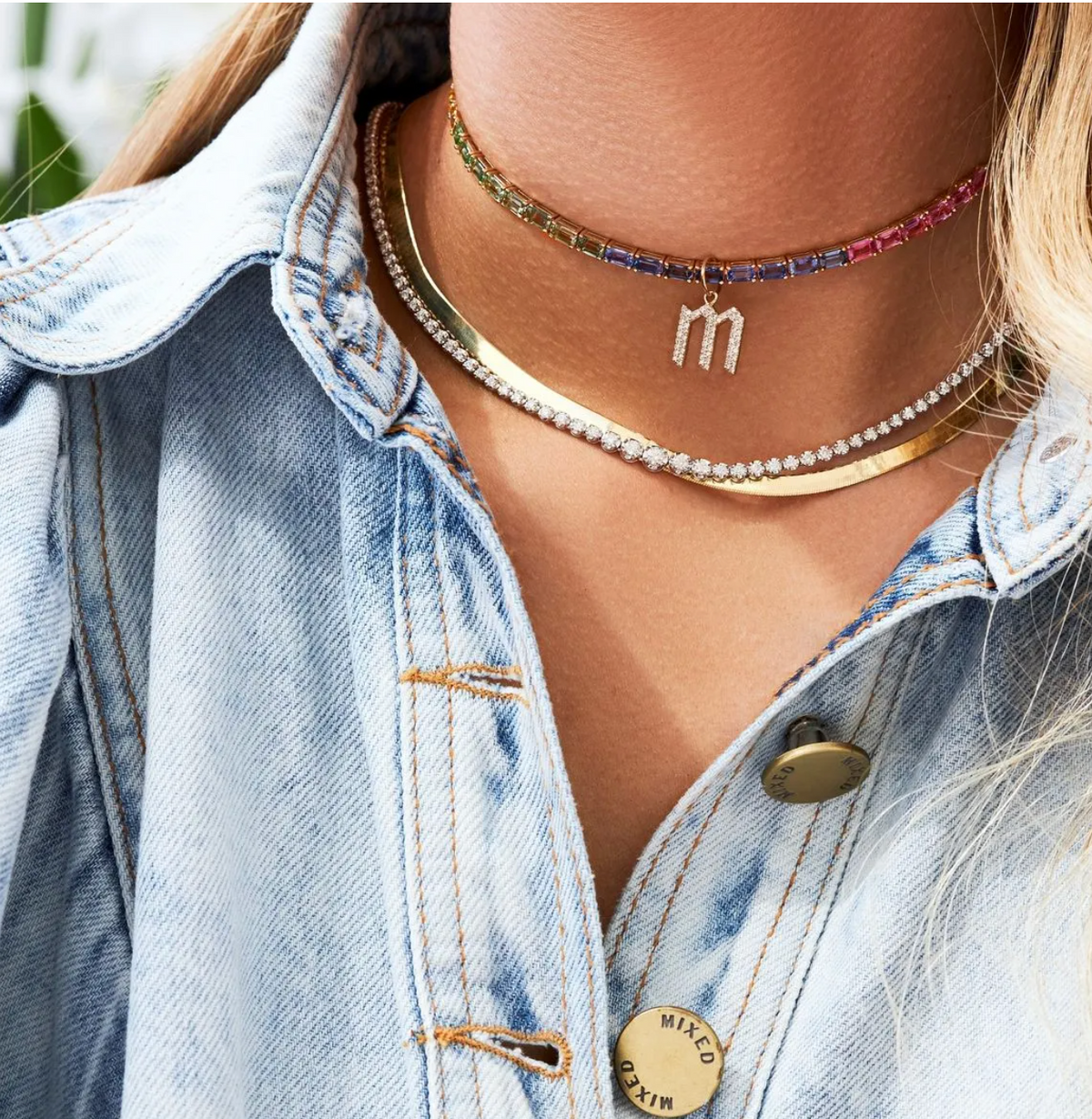 Bold Diamond Tennis Necklace 3ct