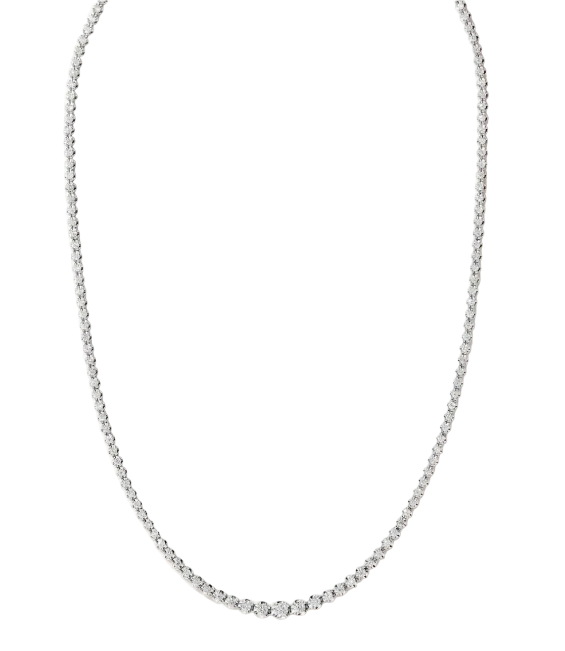 Bold Diamond Tennis Necklace 3ct